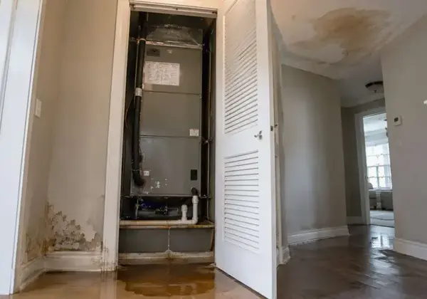 Extraction crew removing water from carpet in Metairie, LA
